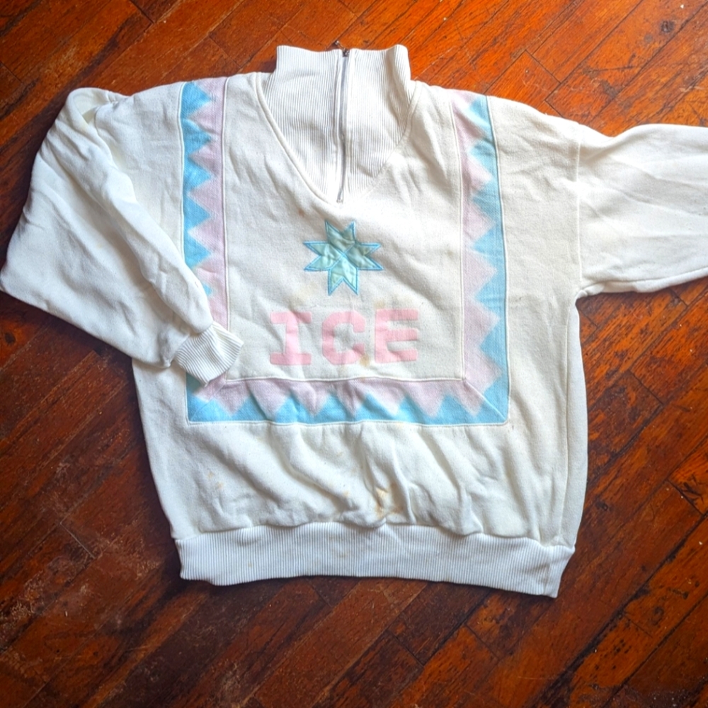 80s sweatshirt ICE